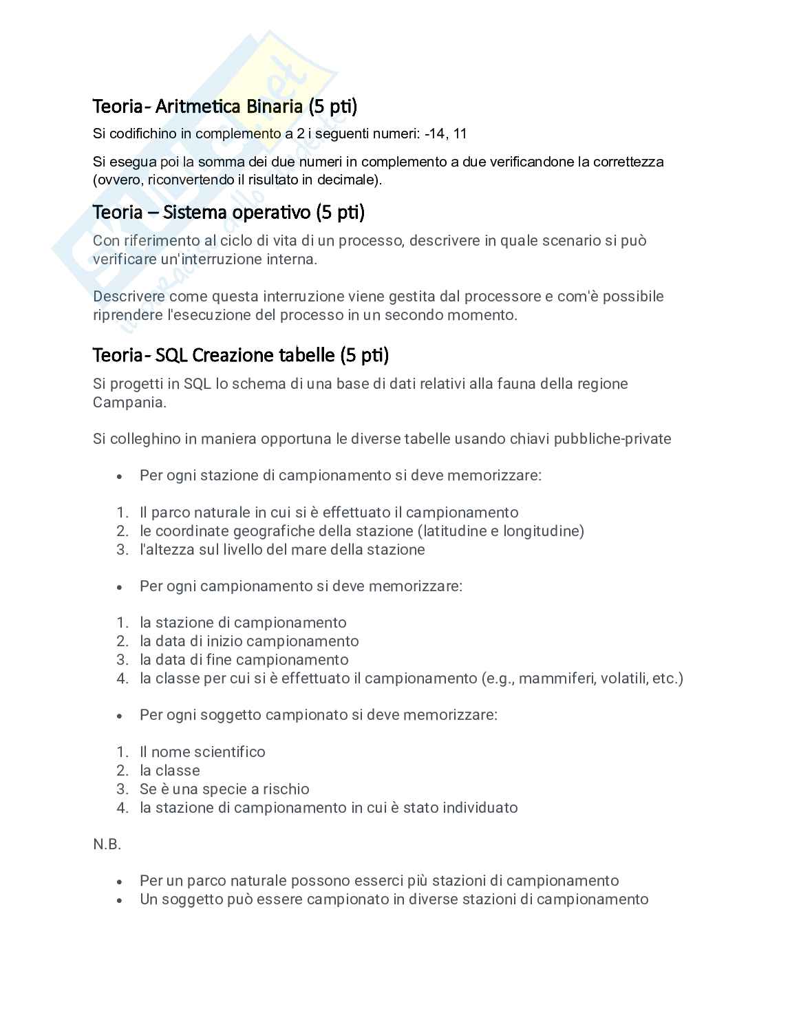 Tema d'esame svolto di Informatica Pag. 2