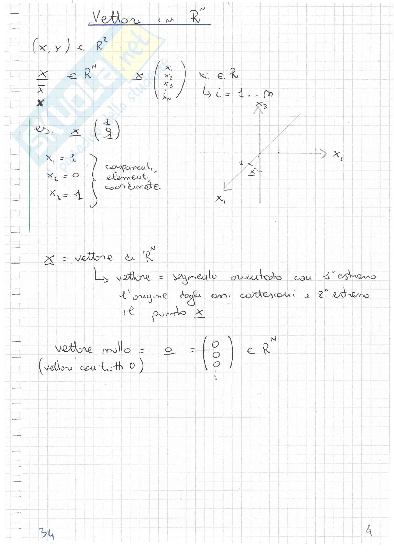 Vettori in Rn Pag. 1
