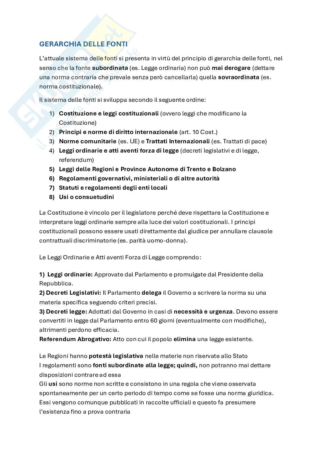 Riassunto esame Diritto privato, Prof. Imbrenda Mariassunta, libro consigliato Lineamenti di diritto privato nell'era dell'economia digitale, Imbrenda Pag. 2