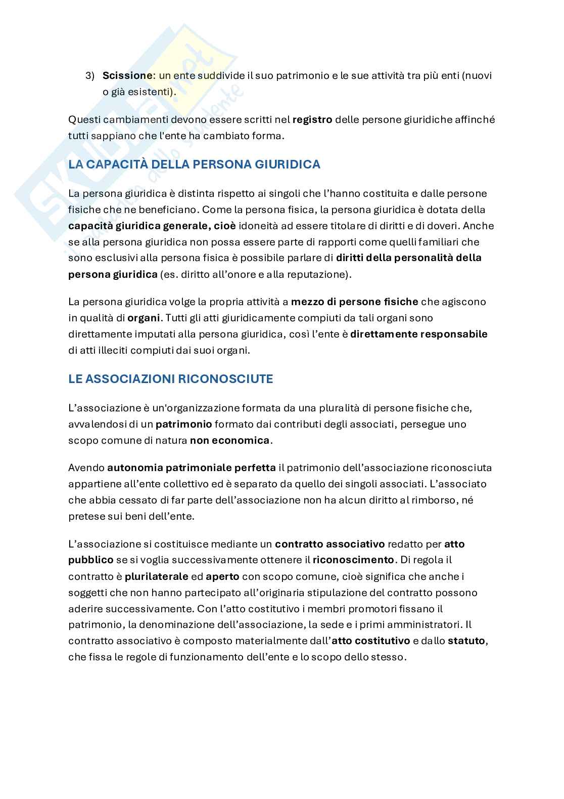 Riassunto esame Diritto privato, Prof. Imbrenda Mariassunta, libro consigliato Lineamenti di diritto privato nell'era dell'economia digitale, Imbrenda Pag. 26