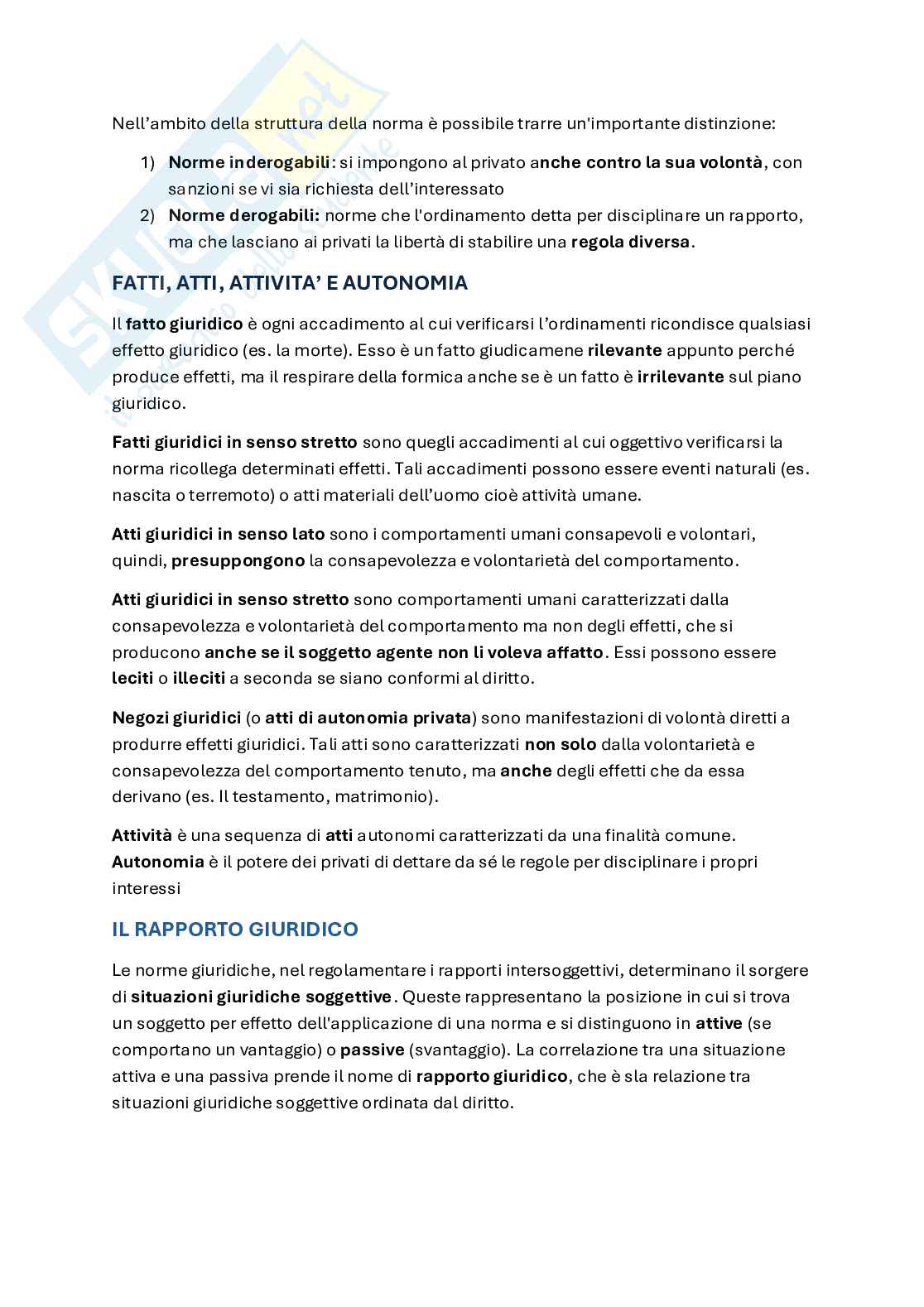 Riassunto esame Diritto privato, Prof. Imbrenda Mariassunta, libro consigliato Lineamenti di diritto privato nell'era dell'economia digitale, Imbrenda Pag. 6