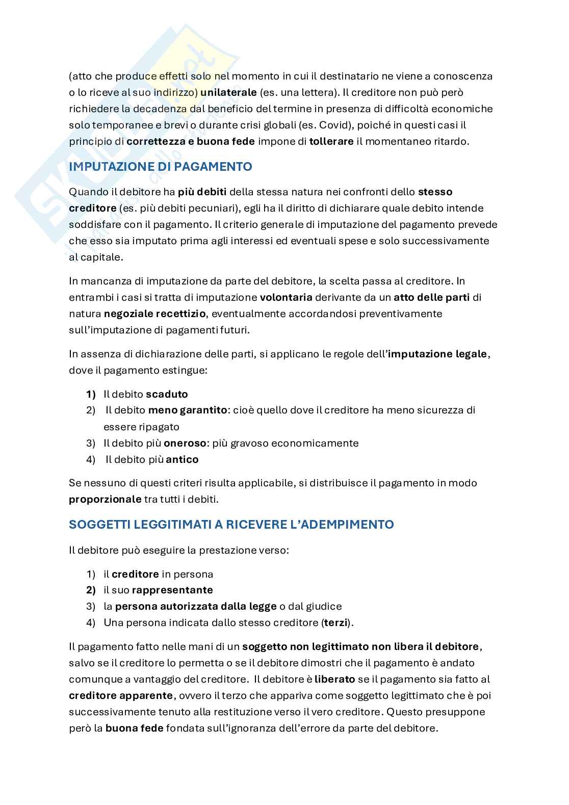 Riassunto esame Diritto privato, Prof. Imbrenda Mariassunta, libro consigliato Lineamenti di diritto privato nell'era dell'economia digitale, Imbrenda Pag. 61