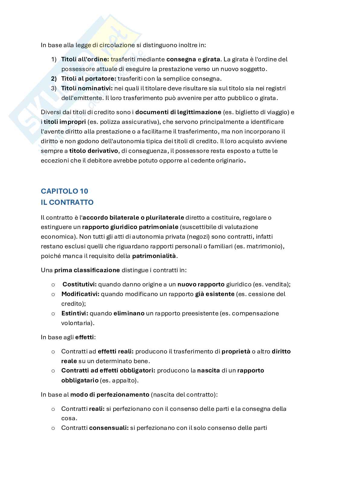 Riassunto esame Diritto privato, Prof. Imbrenda Mariassunta, libro consigliato Lineamenti di diritto privato nell'era dell'economia digitale, Imbrenda Pag. 86