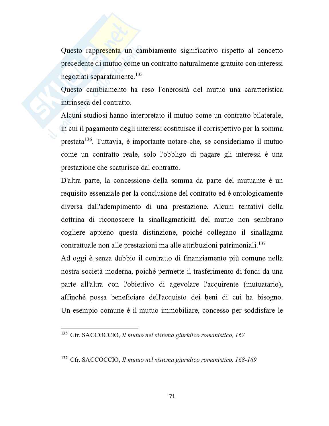 Datio mutui in diritto romano classico Pag. 71