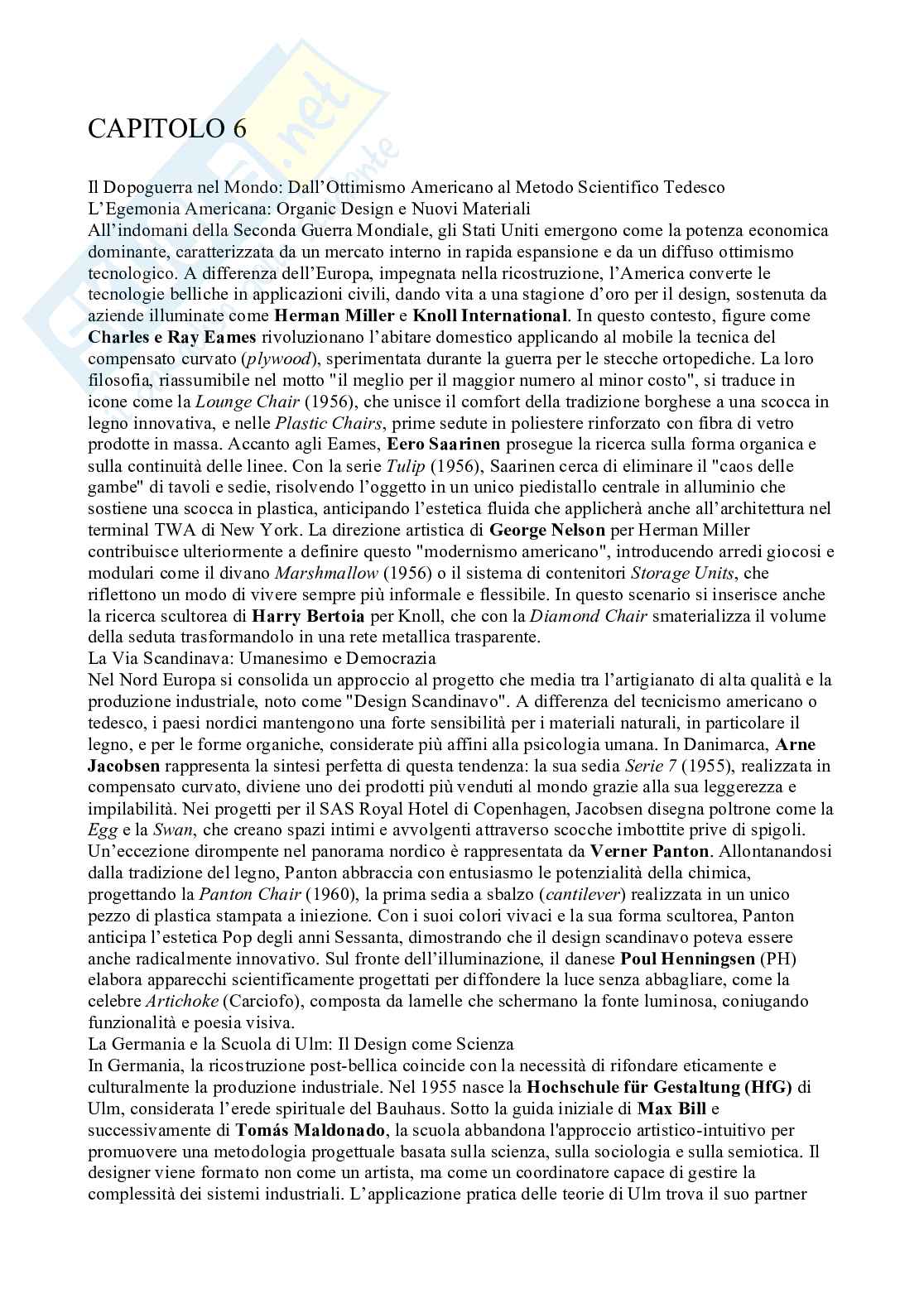 Riassunto esame Storia del design e della tecnica, Prof. Ferrara Maria Rita, libro consigliato Manuale di storia del design, Dardi Pag. 11