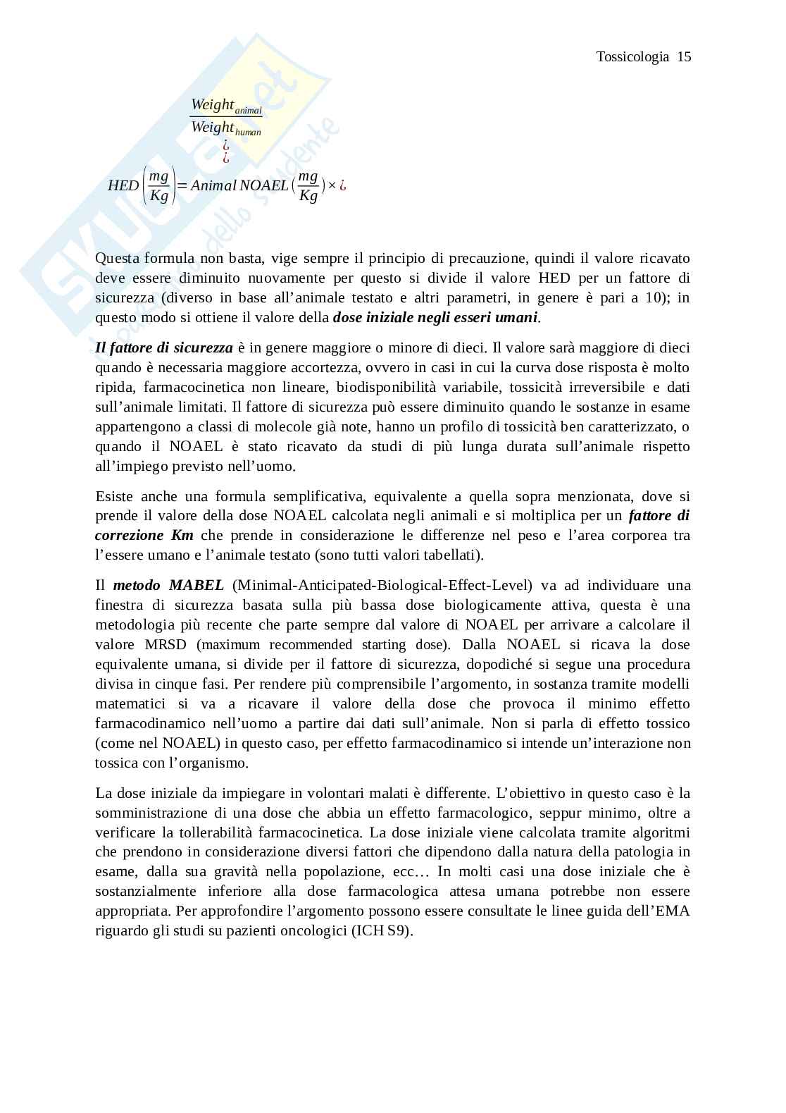 Tossicologia Pag. 16