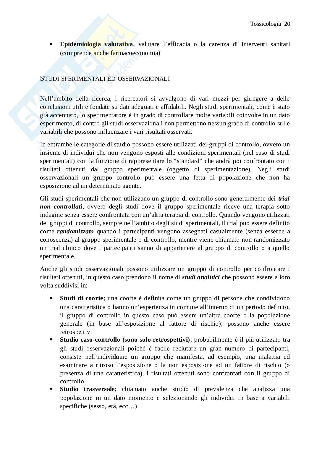 Tossicologia Pag. 21