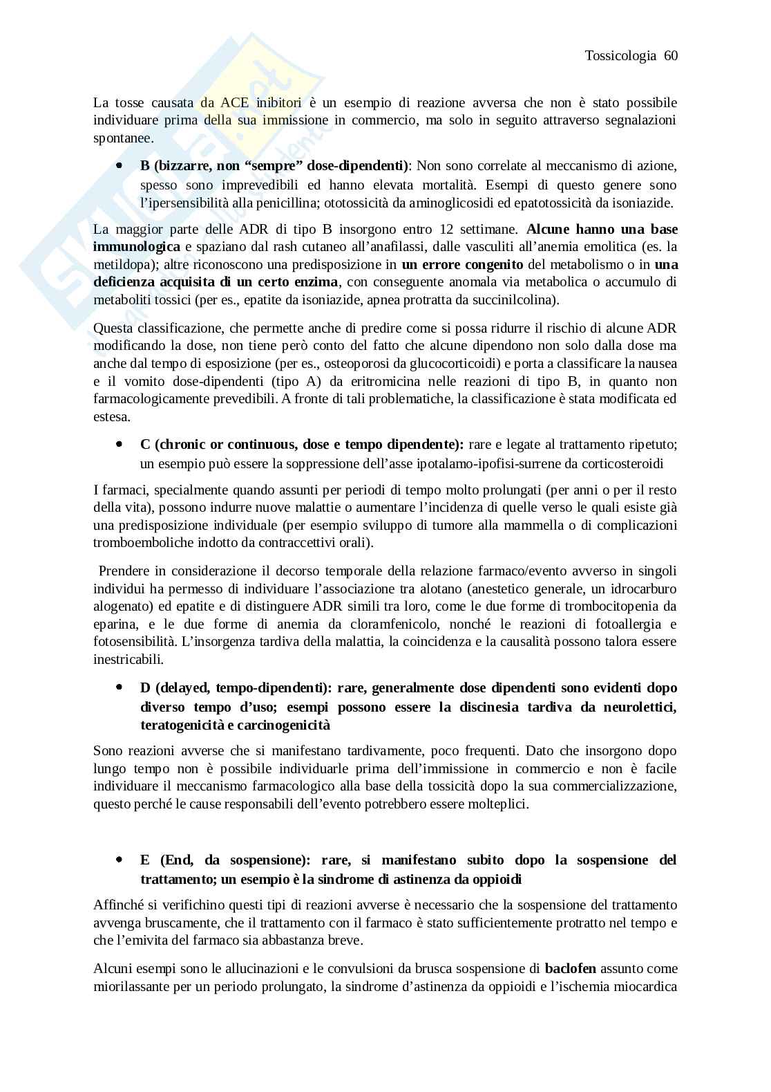 Tossicologia Pag. 61