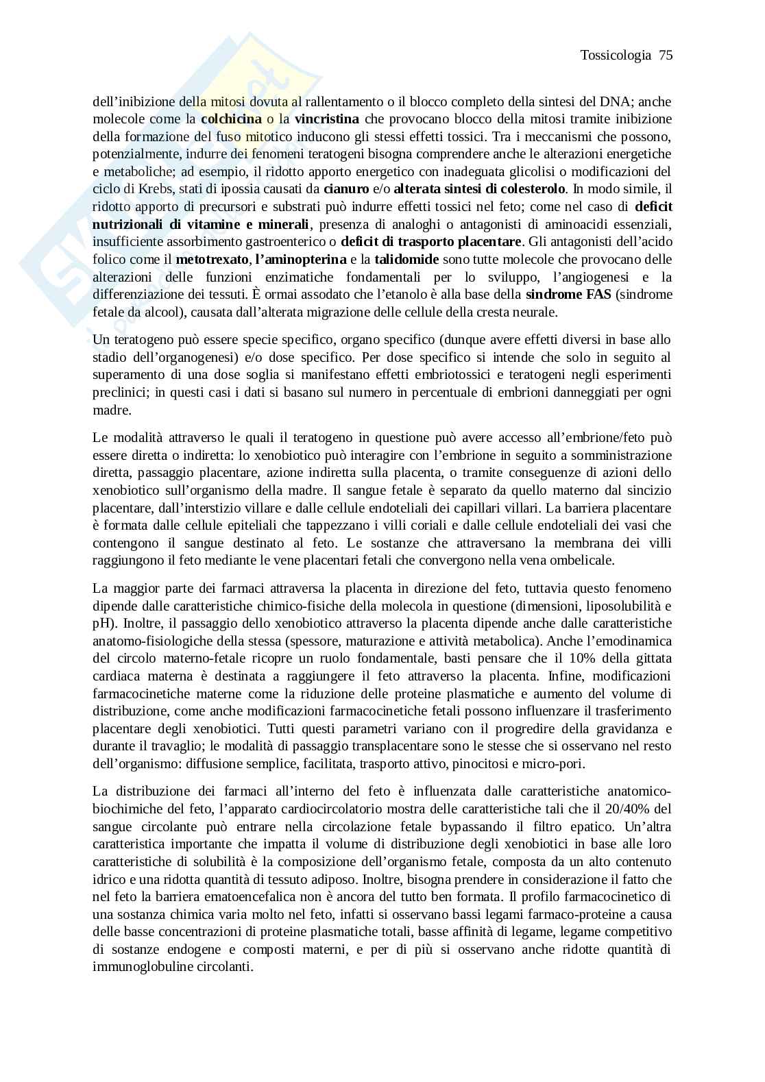 Tossicologia Pag. 76