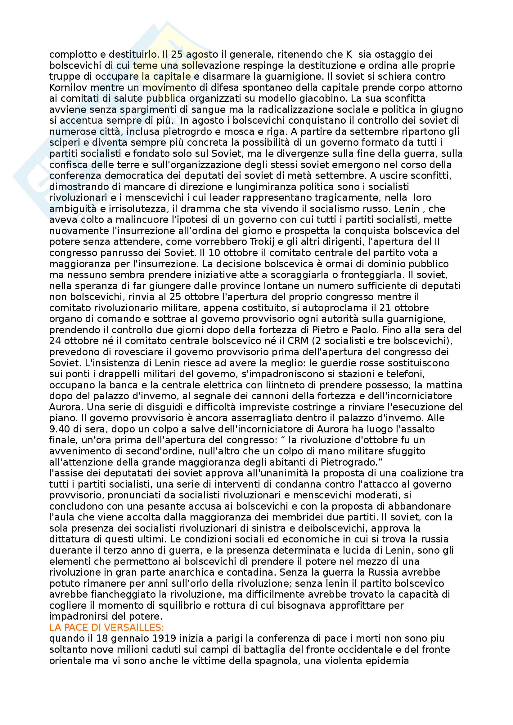 Storia contemporanea:dai moti del 48 ai nostri giorni Pag. 56