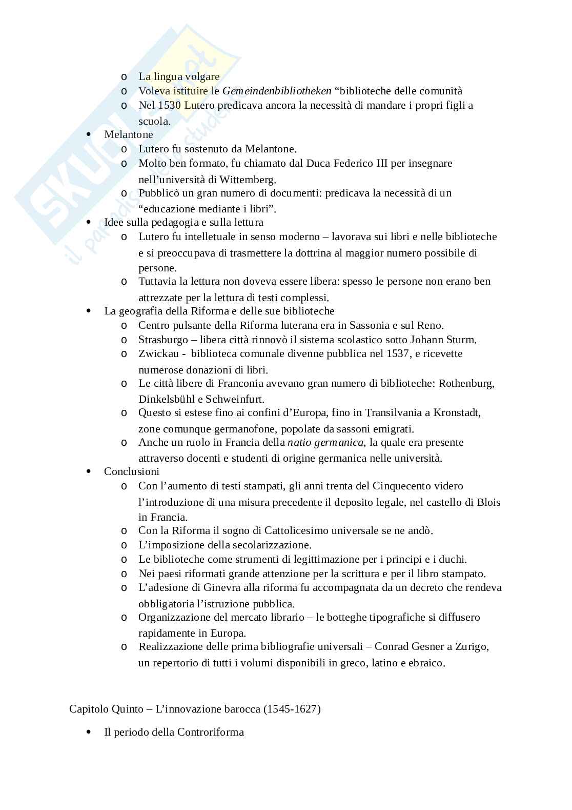 Riassunto esame Storia e Istituzioni musulmane, Prof. Tinti Paolo, libro consigliato Storia delle biblioteche: dall'antichità a oggi, Barbier Pag. 21
