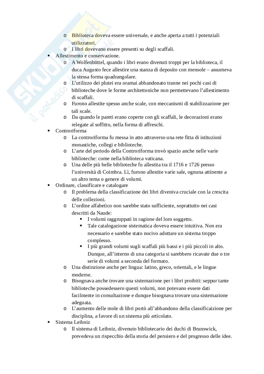 Riassunto esame Storia e Istituzioni musulmane, Prof. Tinti Paolo, libro consigliato Storia delle biblioteche: dall'antichità a oggi, Barbier Pag. 31