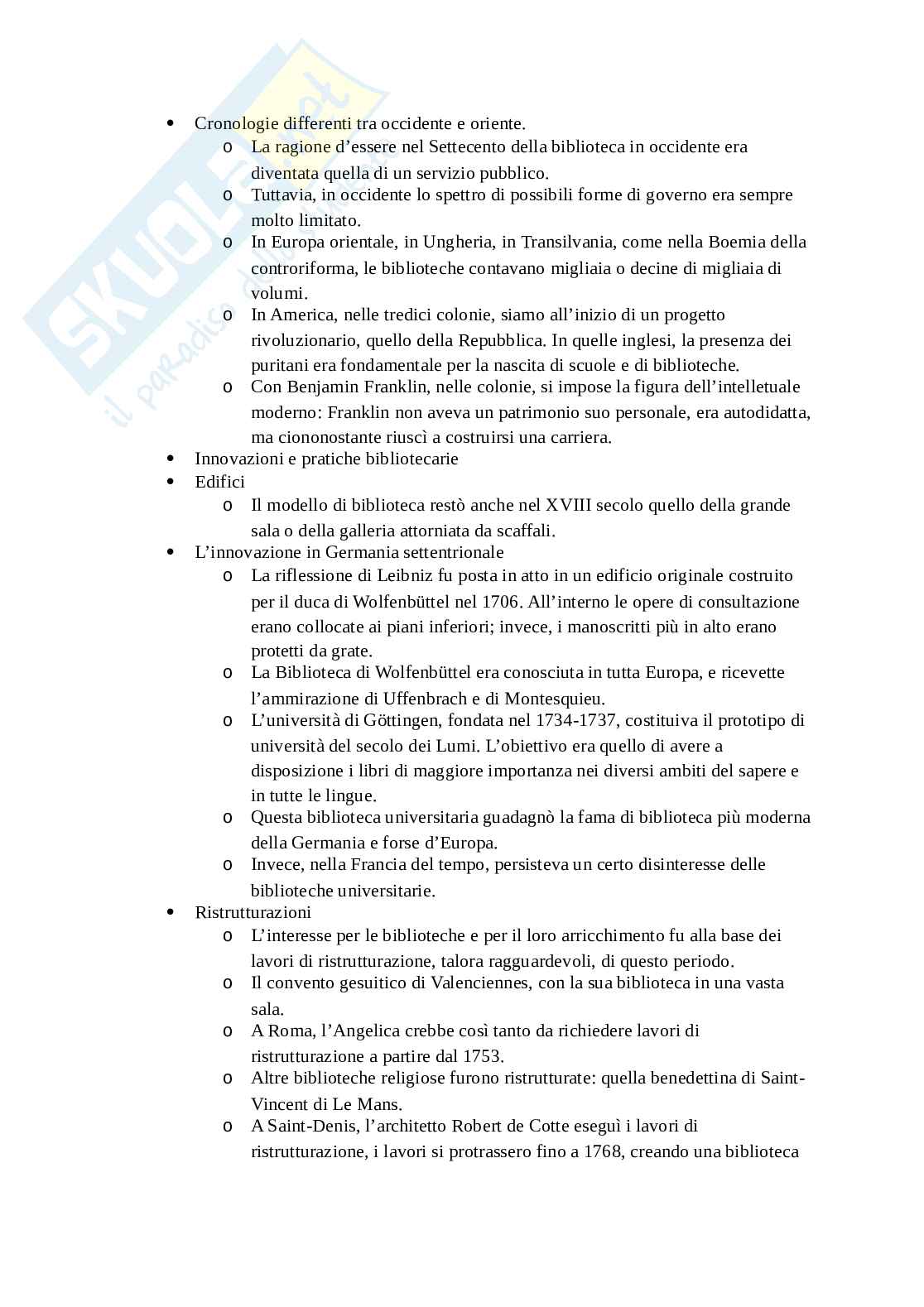 Riassunto esame Storia e Istituzioni musulmane, Prof. Tinti Paolo, libro consigliato Storia delle biblioteche: dall'antichità a oggi, Barbier Pag. 36