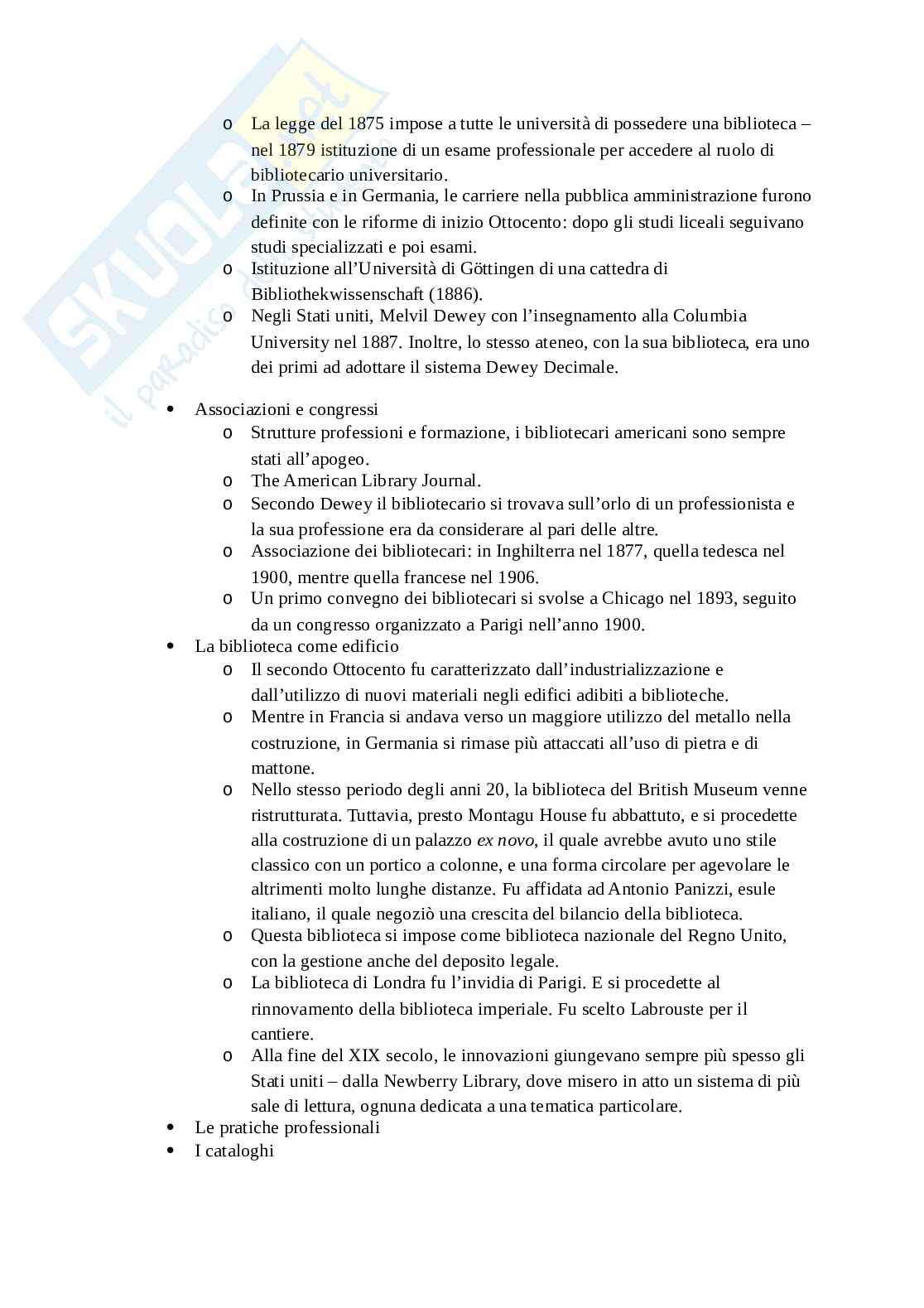 Riassunto esame Storia e Istituzioni musulmane, Prof. Tinti Paolo, libro consigliato Storia delle biblioteche: dall'antichità a oggi, Barbier Pag. 46