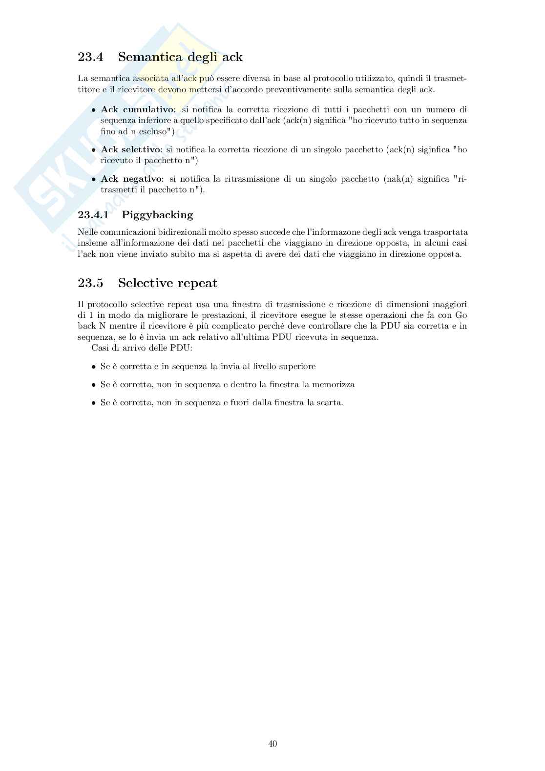 Appunti di Reti  Pag. 41