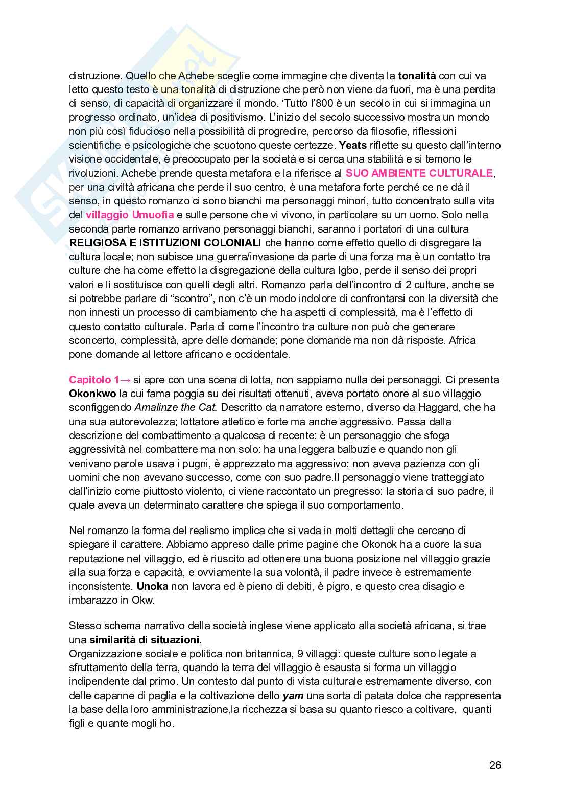 Appunti di letteratura inglese postcoloniale II  Pag. 26