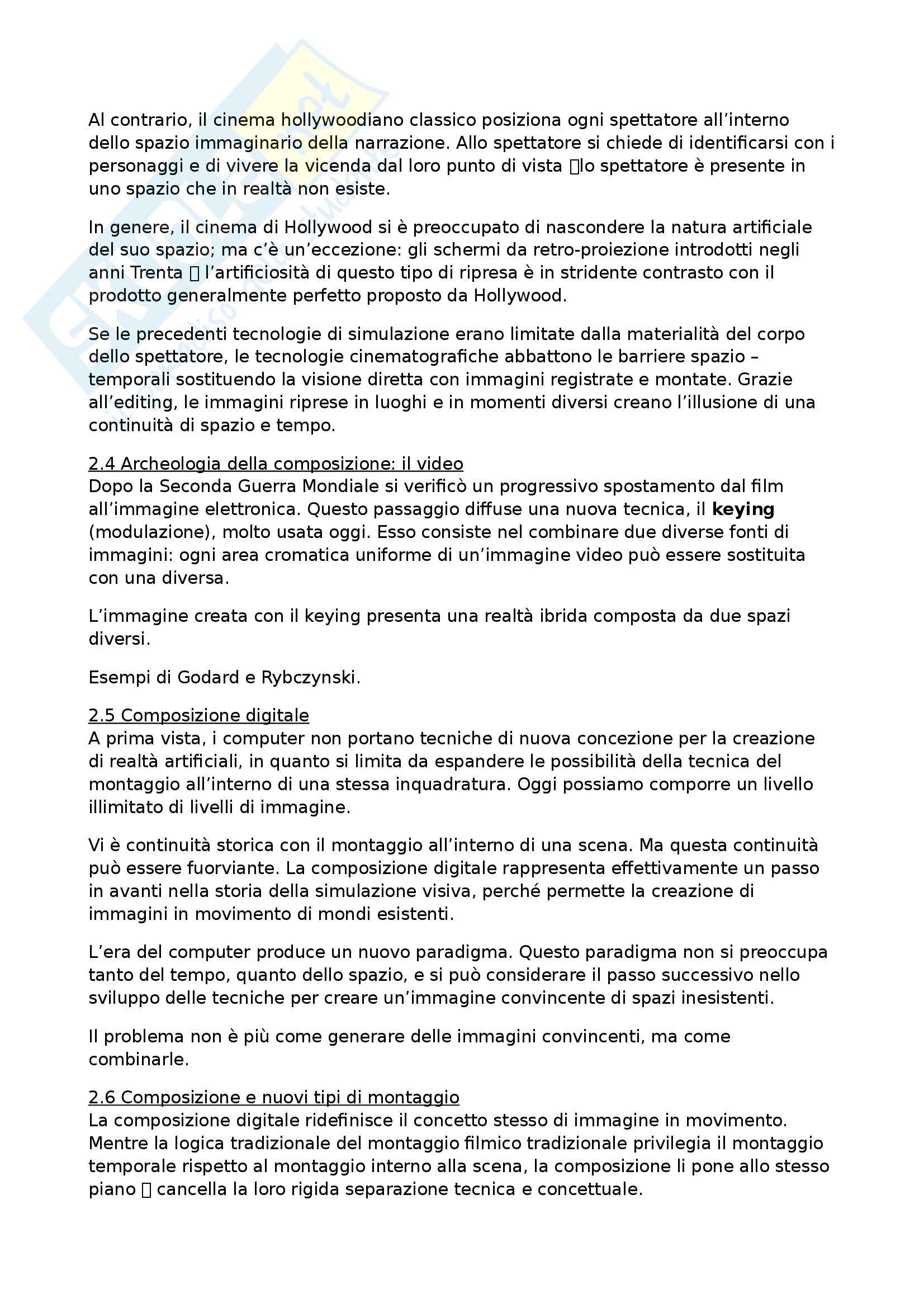Riassunto esame Mass Media, New Media e Società delle Reti, prof. Pireddu, libro consigliato Il Linguaggio dei Nuovi Media di Manovich Pag. 16