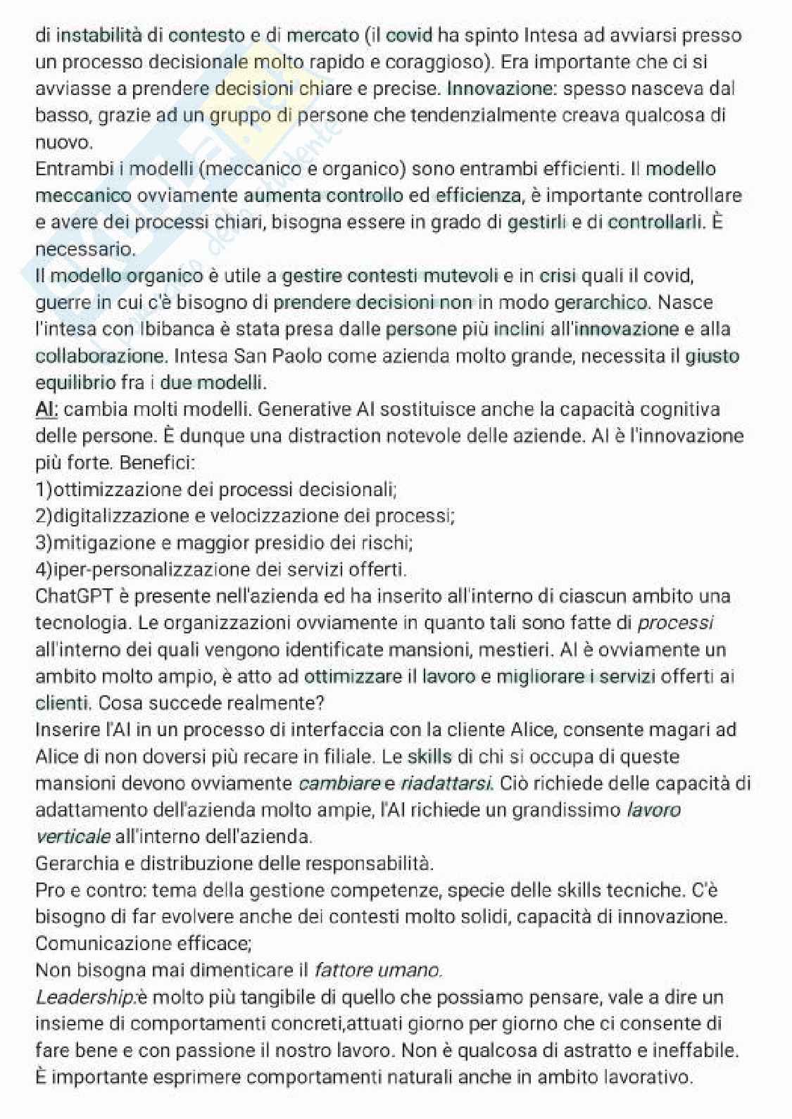 Organizzazione aziendale Pag. 46
