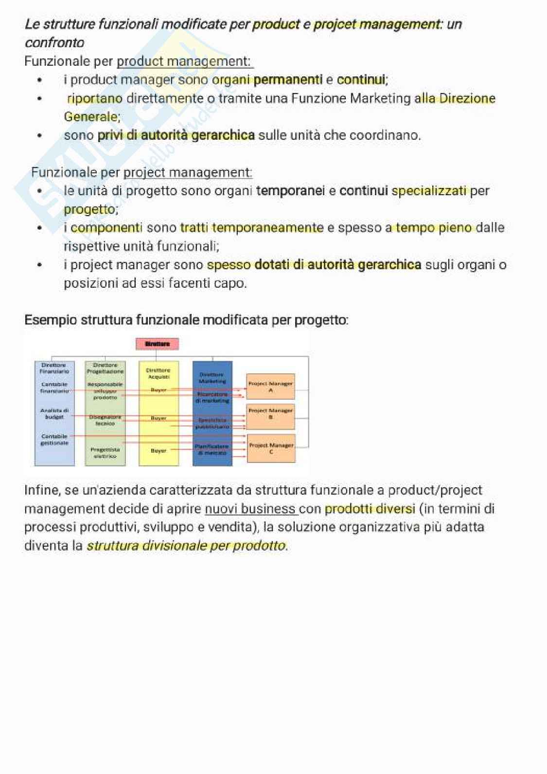 Organizzazione aziendale Pag. 66