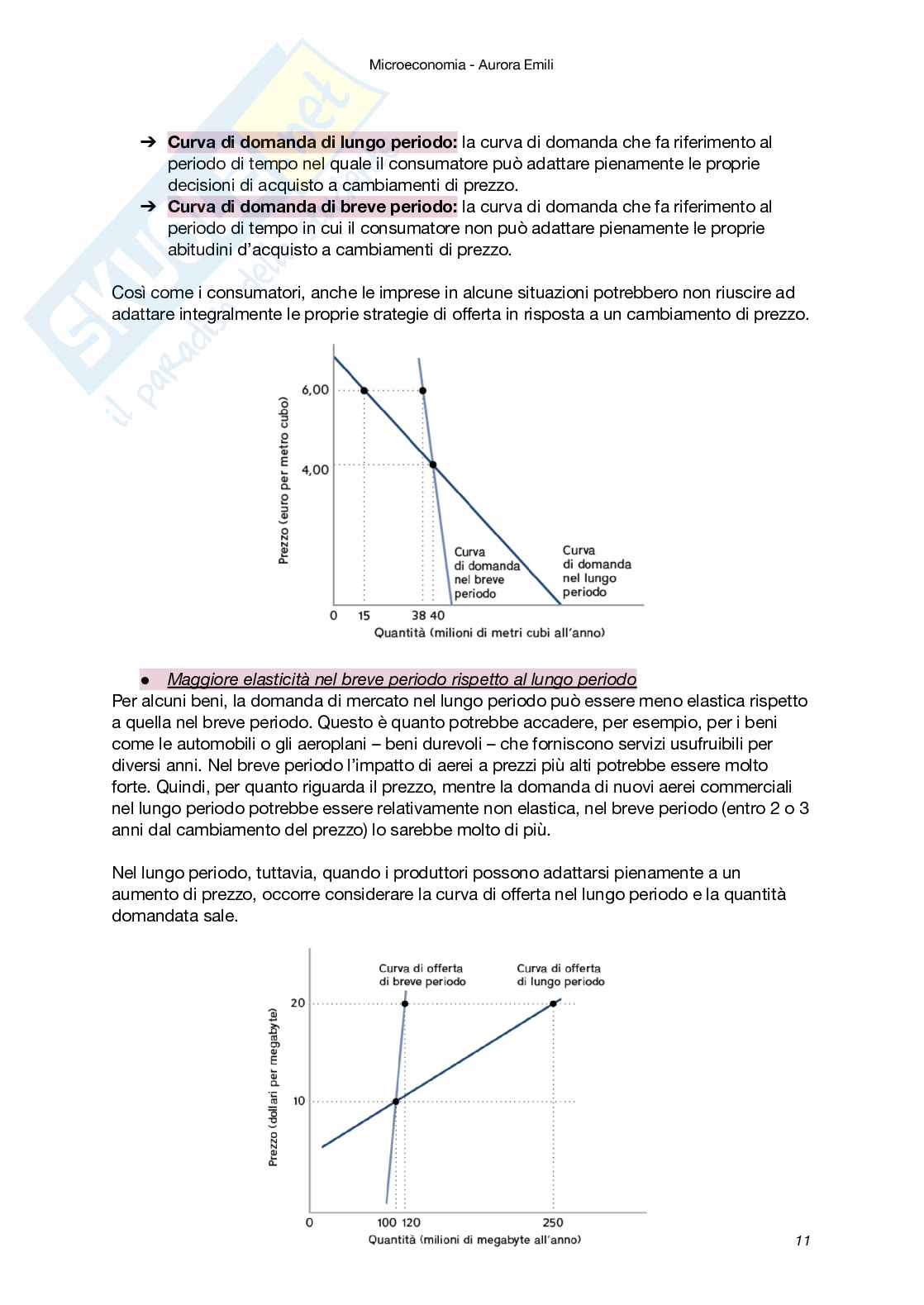 Riassunto esame Microeconomia, Prof. Vuri Daniela, libro consigliato Microeconomia (V Edizione), Besanko, Braeutigam Pag. 11