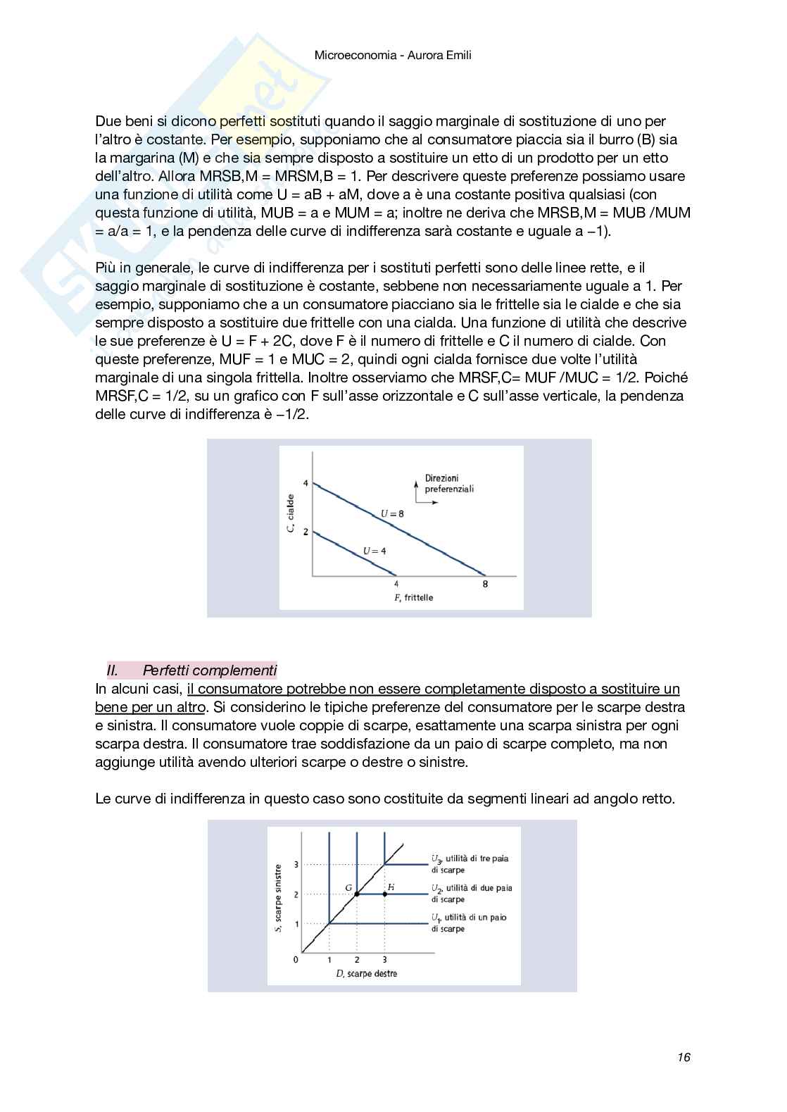 Riassunto esame Microeconomia, Prof. Vuri Daniela, libro consigliato Microeconomia (V Edizione), Besanko, Braeutigam Pag. 16