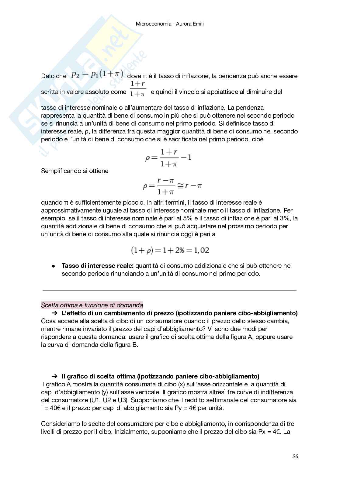Riassunto esame Microeconomia, Prof. Vuri Daniela, libro consigliato Microeconomia (V Edizione), Besanko, Braeutigam Pag. 26