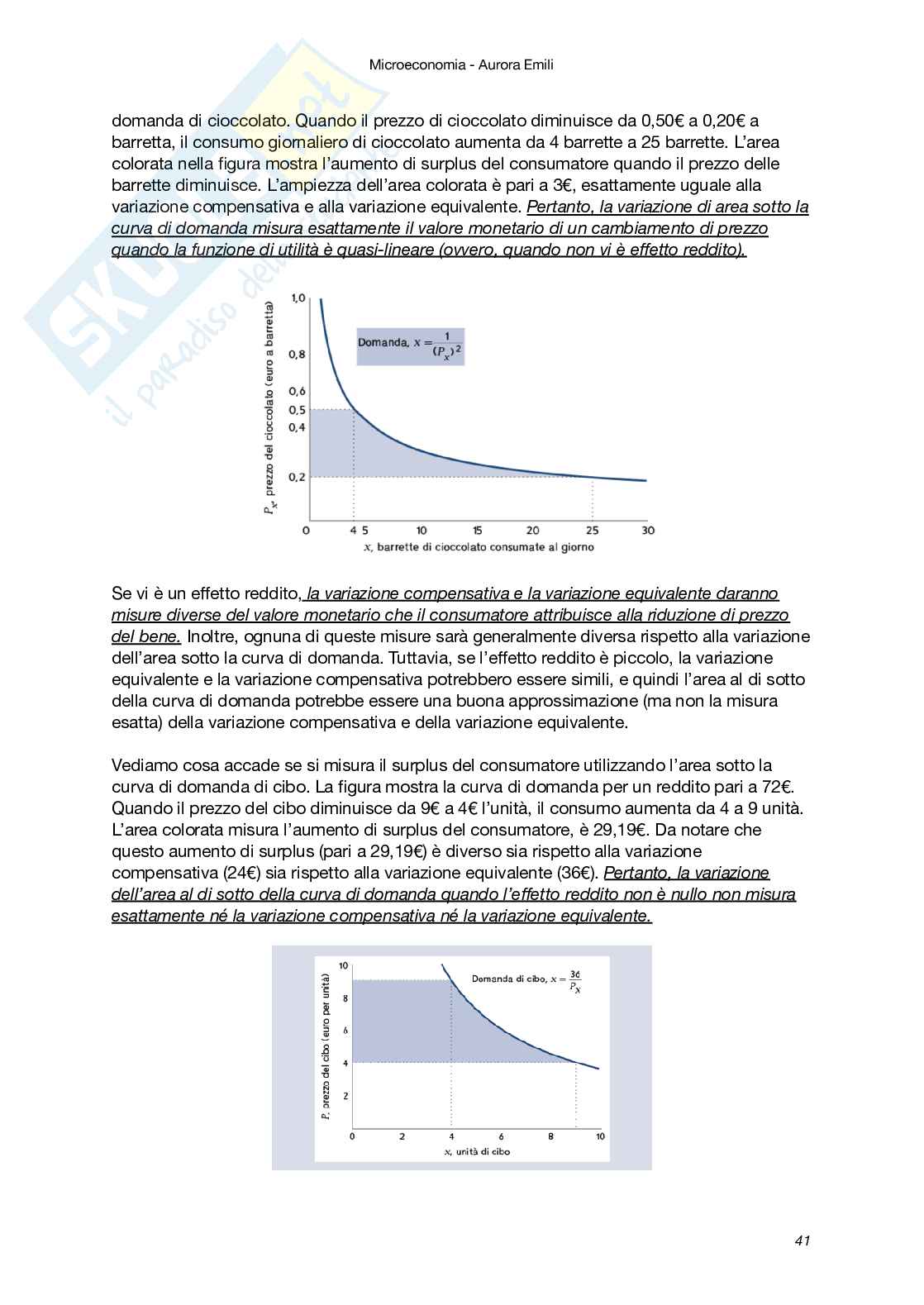 Riassunto esame Microeconomia, Prof. Vuri Daniela, libro consigliato Microeconomia (V Edizione), Besanko, Braeutigam Pag. 41