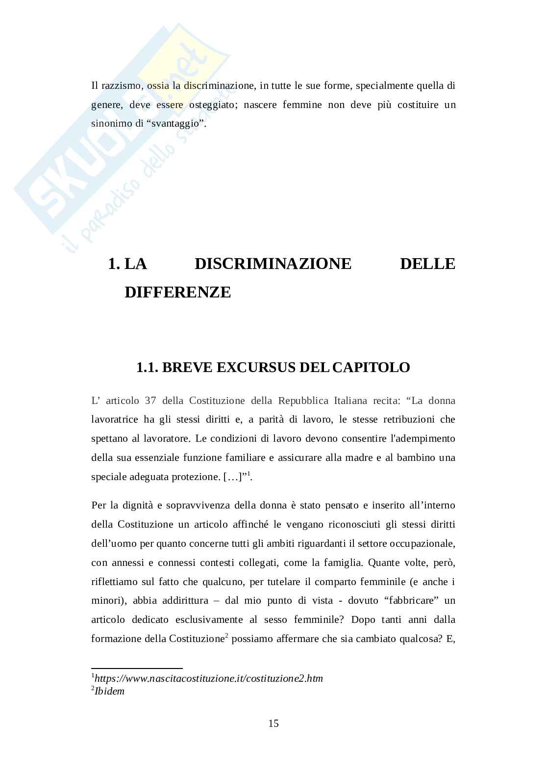 Razzismo e differenza di genere nelle organizzazioni in epoca contemporanea Pag. 16