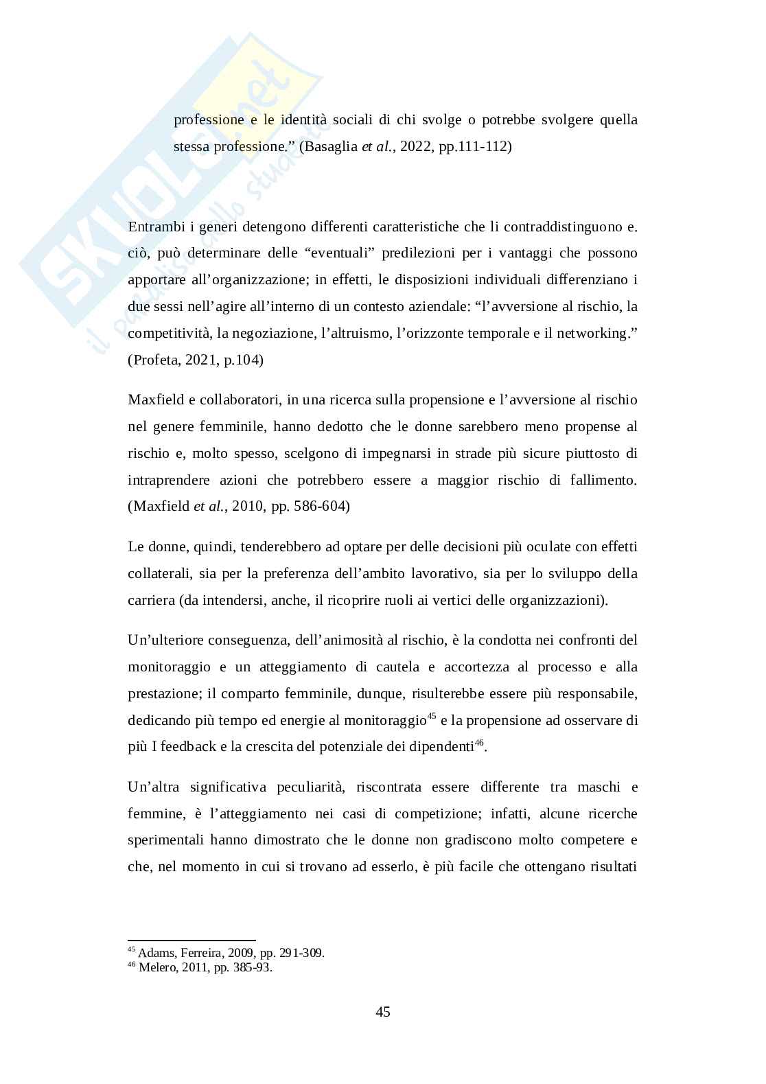 Razzismo e differenza di genere nelle organizzazioni in epoca contemporanea Pag. 46