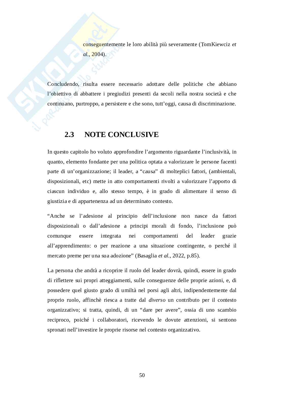 Razzismo e differenza di genere nelle organizzazioni in epoca contemporanea Pag. 51