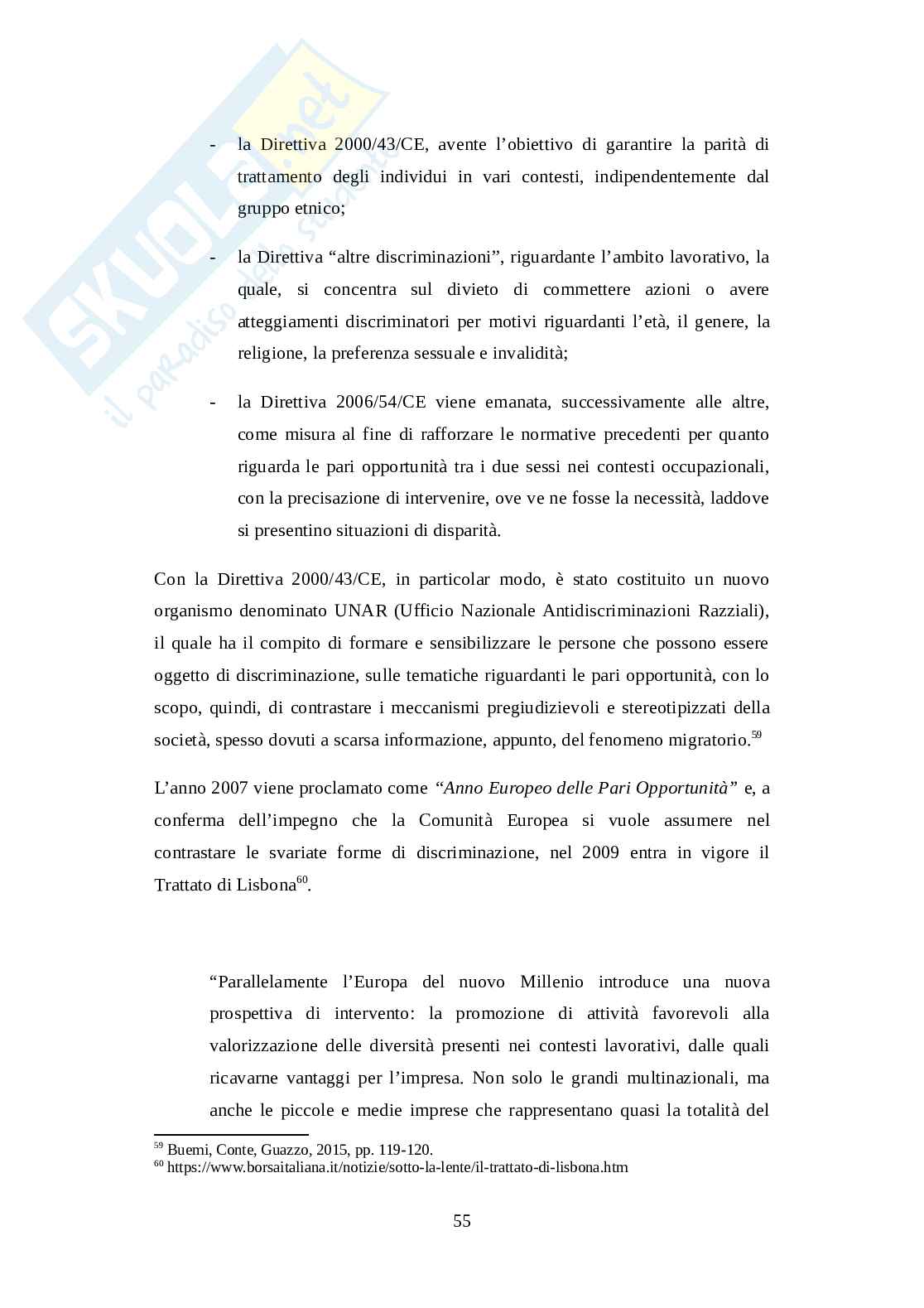 Razzismo e differenza di genere nelle organizzazioni in epoca contemporanea Pag. 56
