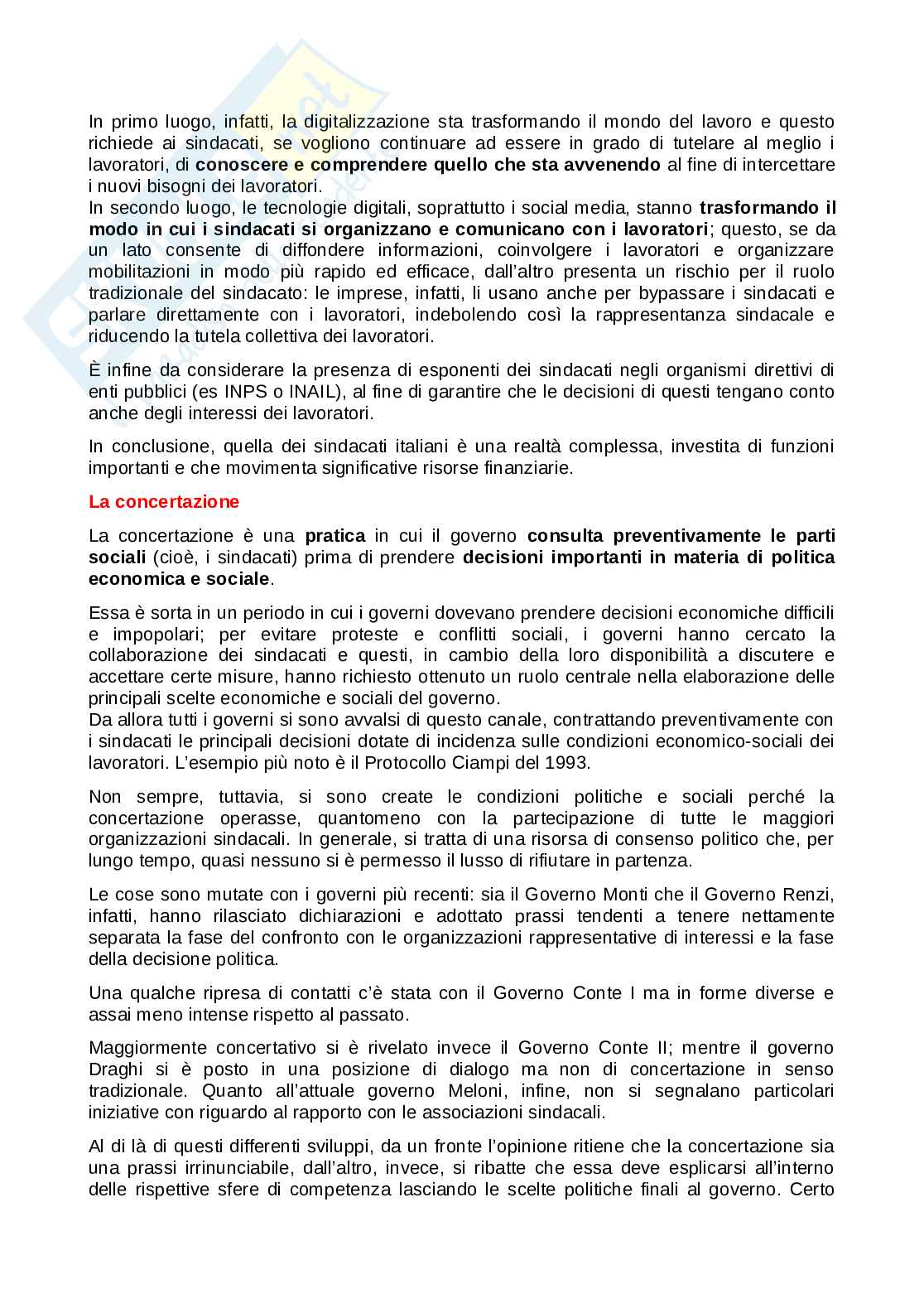 Riassunto esame Diritto del lavoro, Prof. Avio Alberto, libro consigliato Manuale di diritto del lavoro, Del Punta Pag. 31