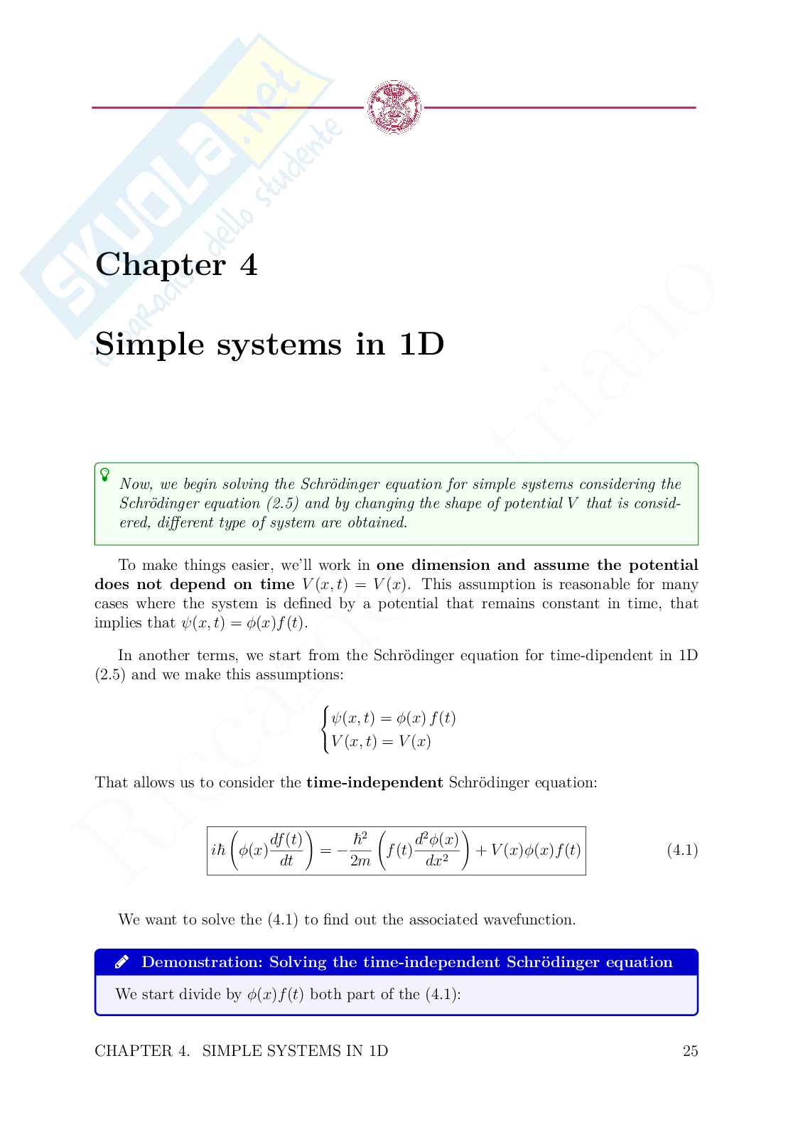 Appunti introduzione Meccanica quantistica e tecnologie Pag. 36