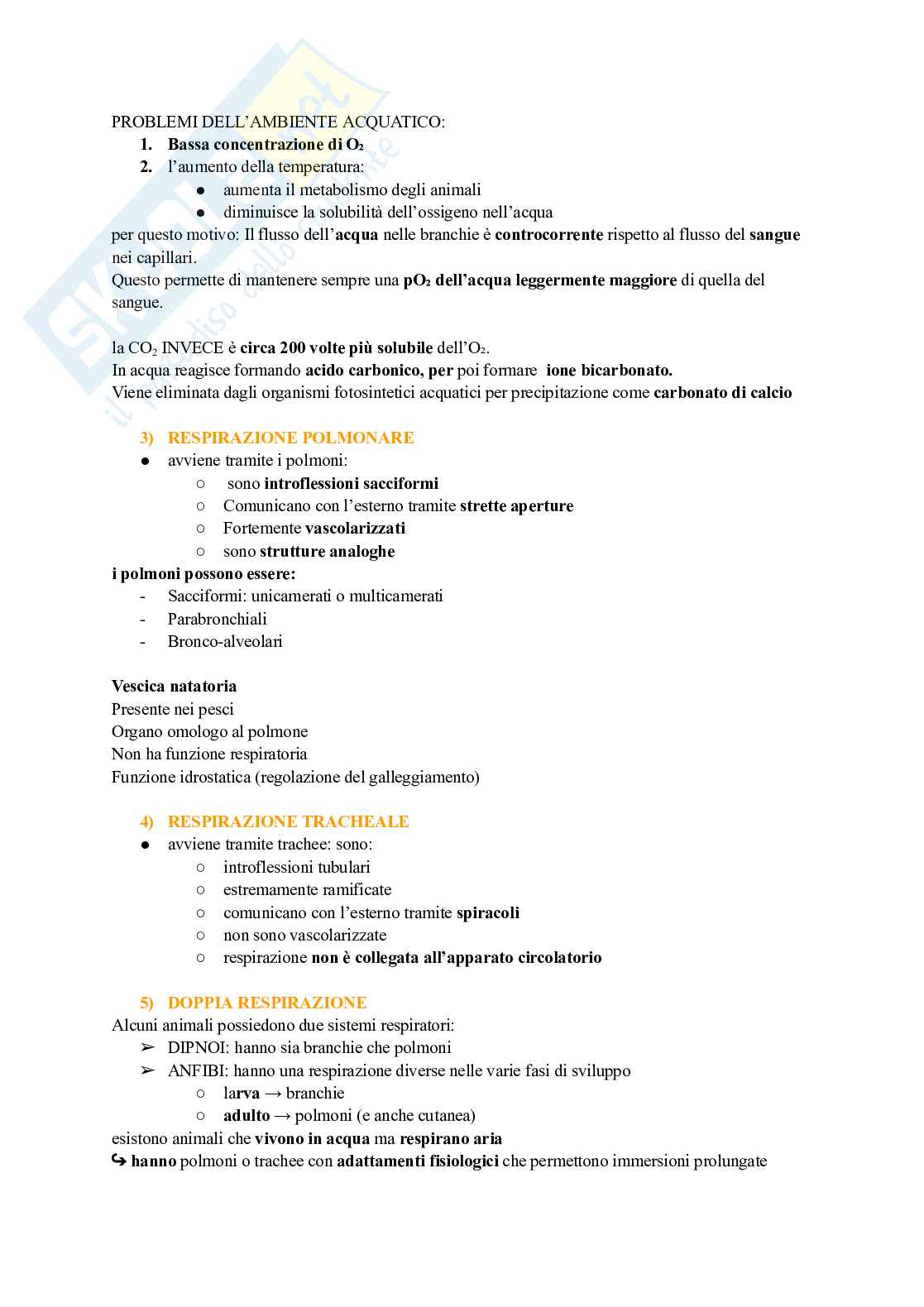 Appunti di Biologia e sistematica animale su introduzione e Bauplan Pag. 11