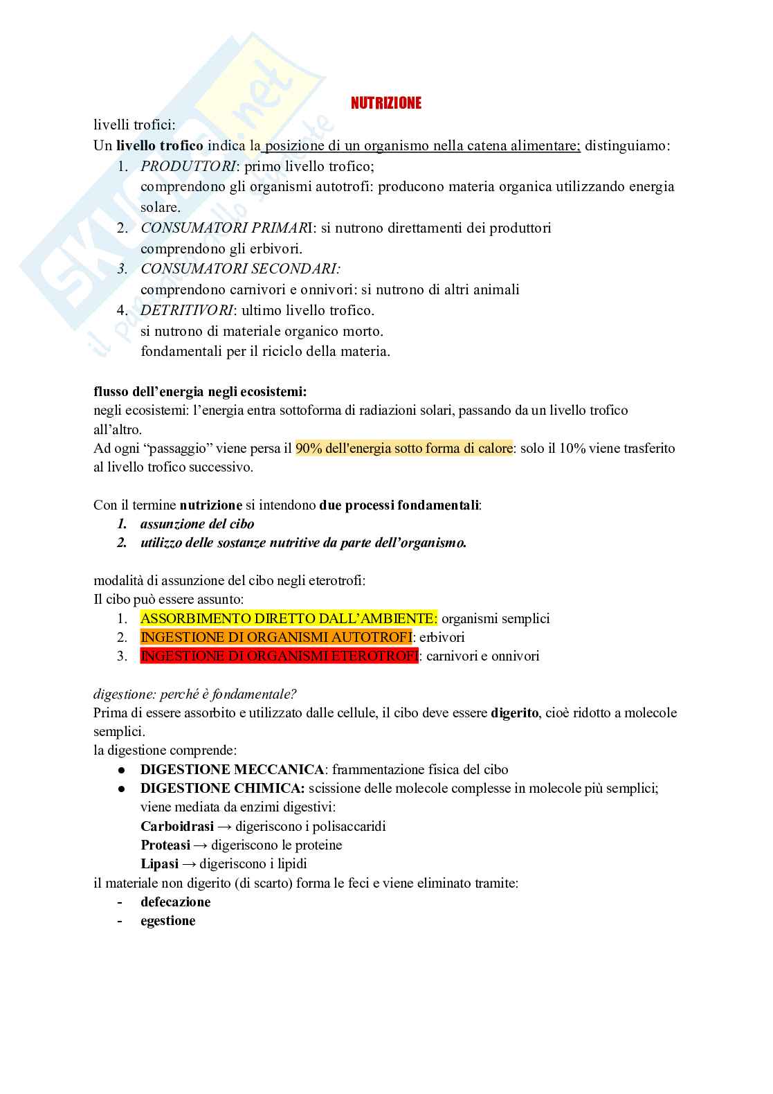 Appunti di Biologia e sistematica animale su introduzione e Bauplan Pag. 6