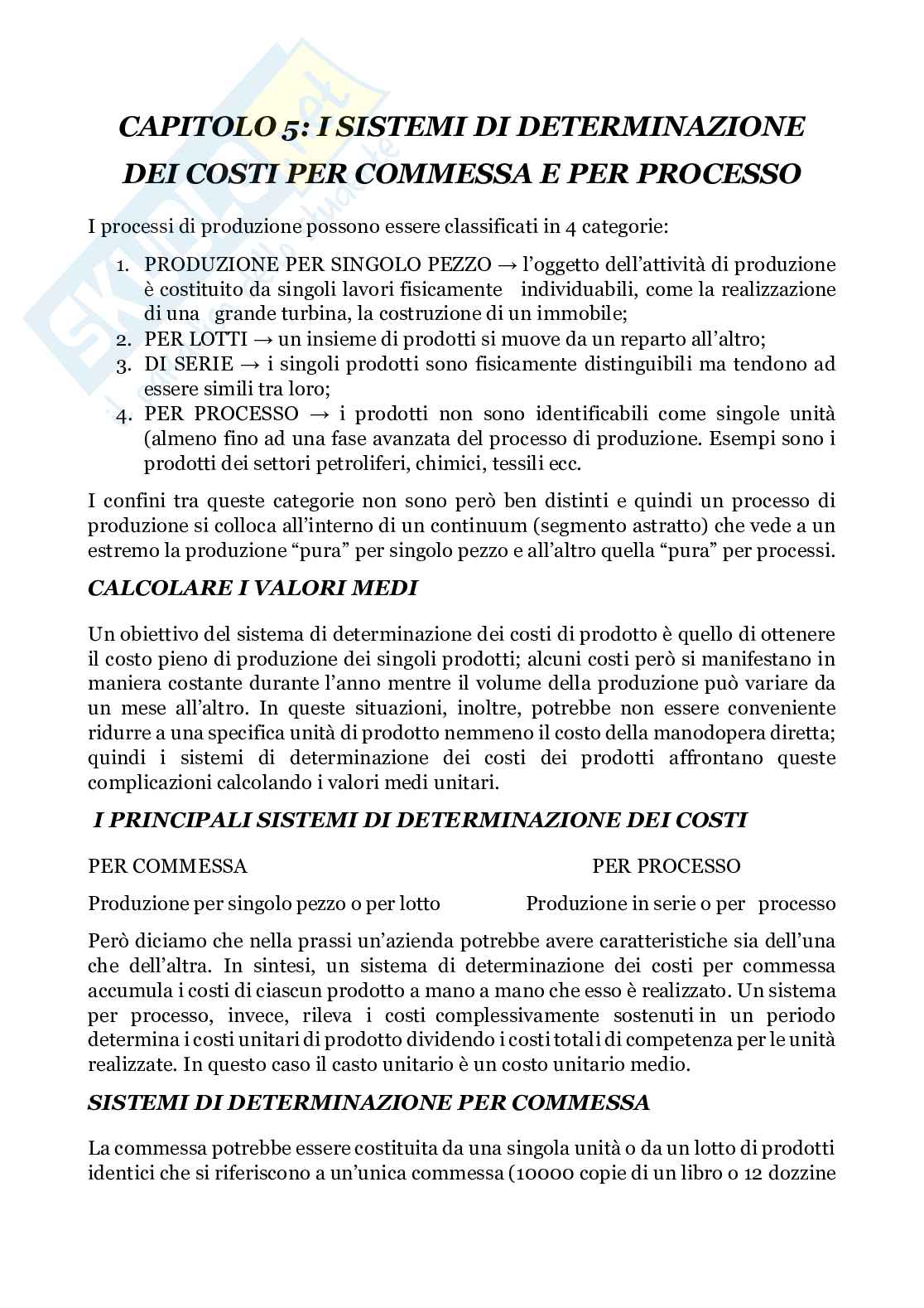 Appunti di Contabilità direzionale  Pag. 16
