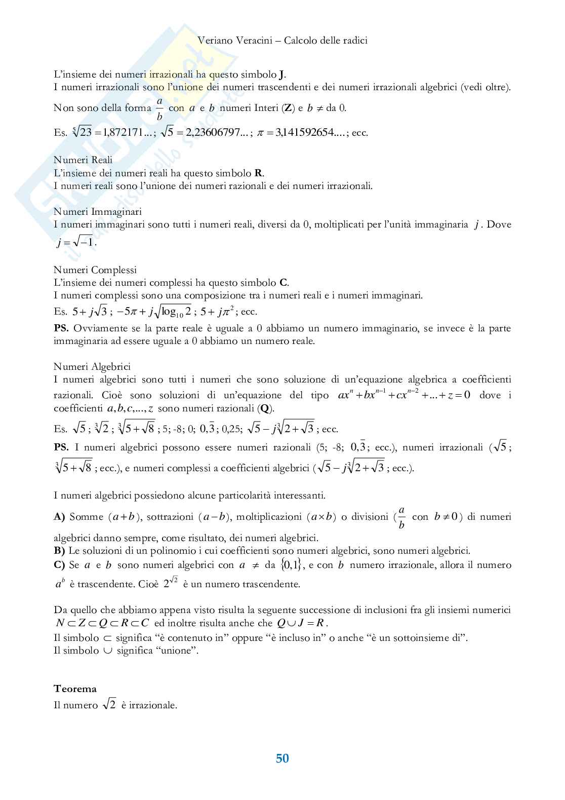 Grado di un'equazione Pag. 31