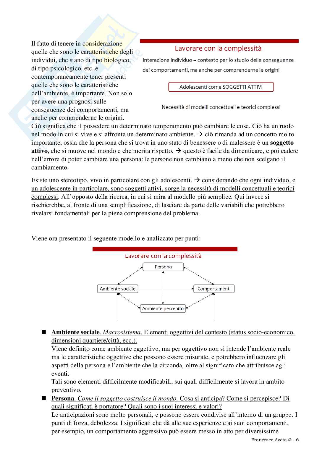 Modelli e strumenti di prevenzione del disagio in adolescenza - Pozzoli Pag. 6