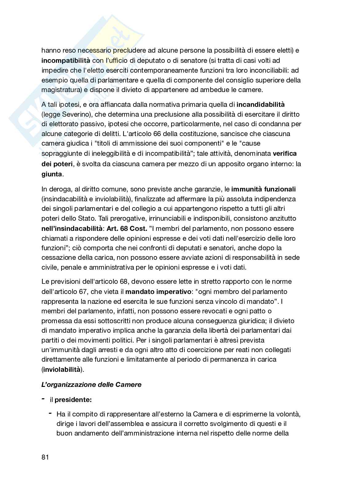 Riassunto esame Istituzioni Di Diritto Pubblico, Prof. Vizioli Nicola, libro consigliato Introduzione allo studio del diritto pubblico e delle sue fonti, Tania Groppi Pag. 81