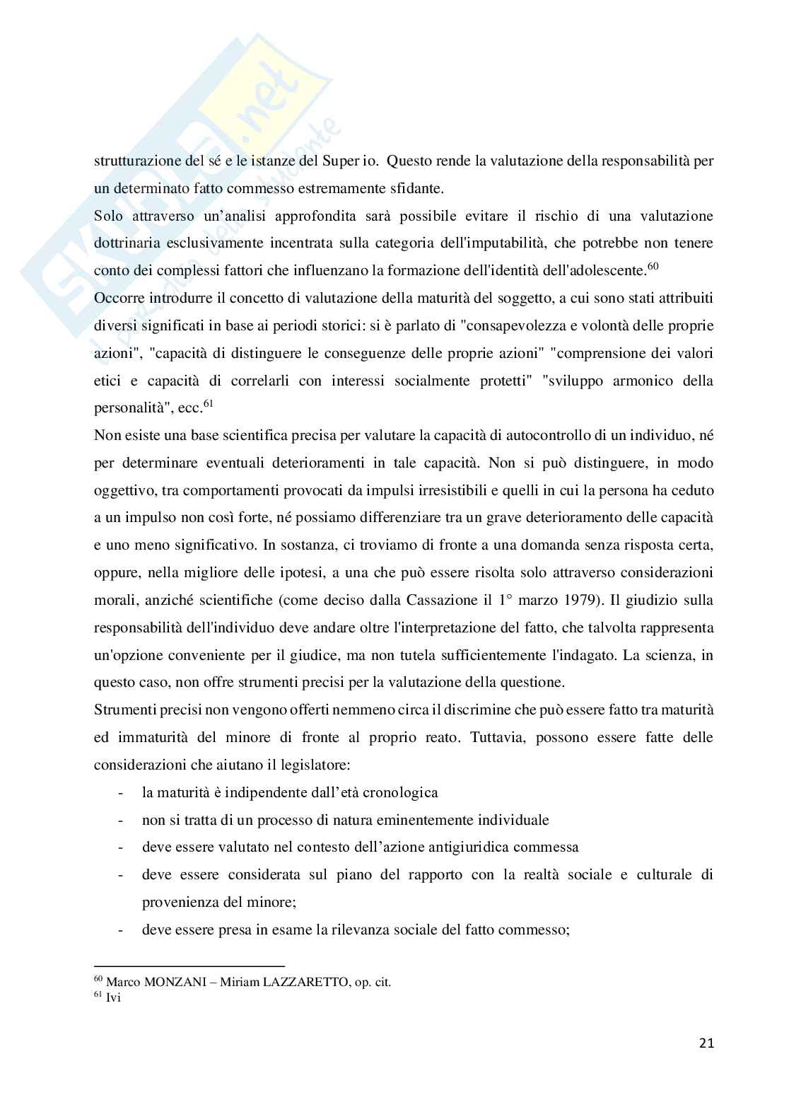 Imputabilità  Pag. 21