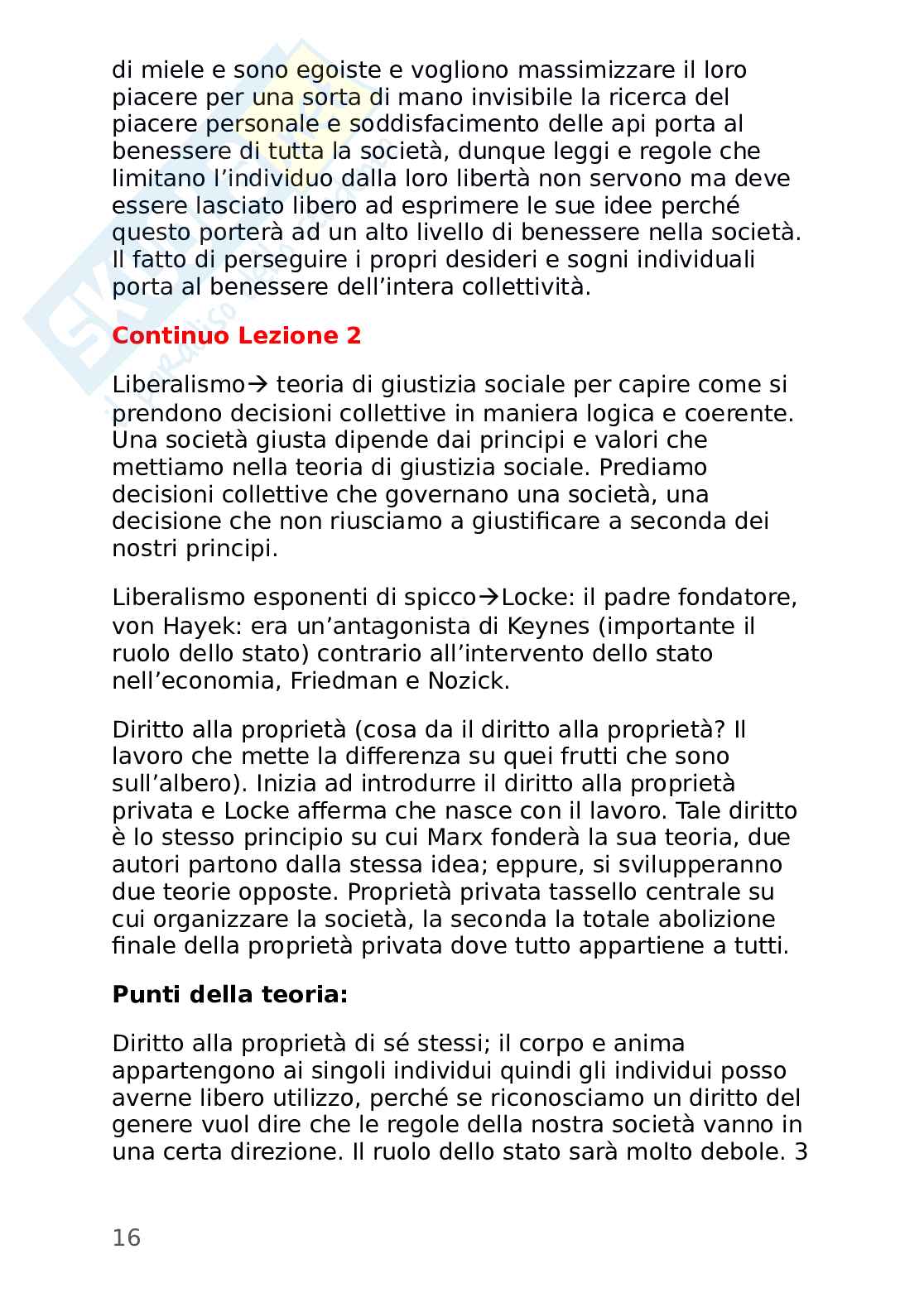 Pensiero economico nella storia delle idee e dei fatti Pag. 16