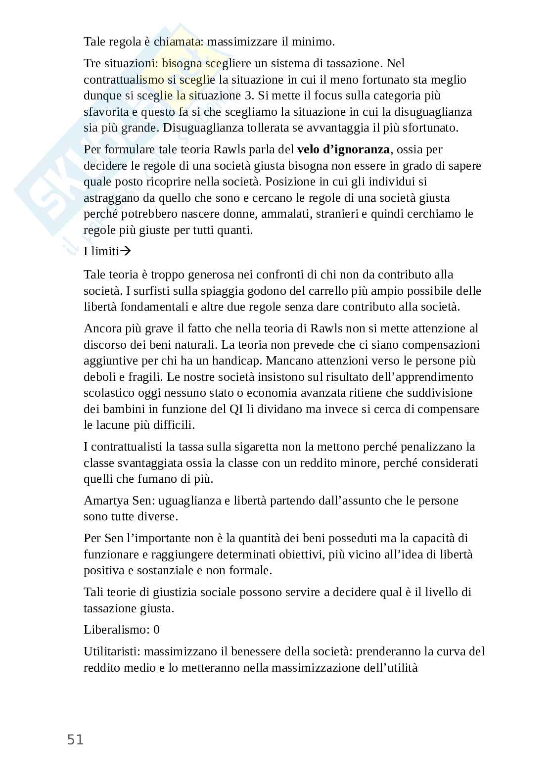 Pensiero economico nella storia delle idee e dei fatti Pag. 51