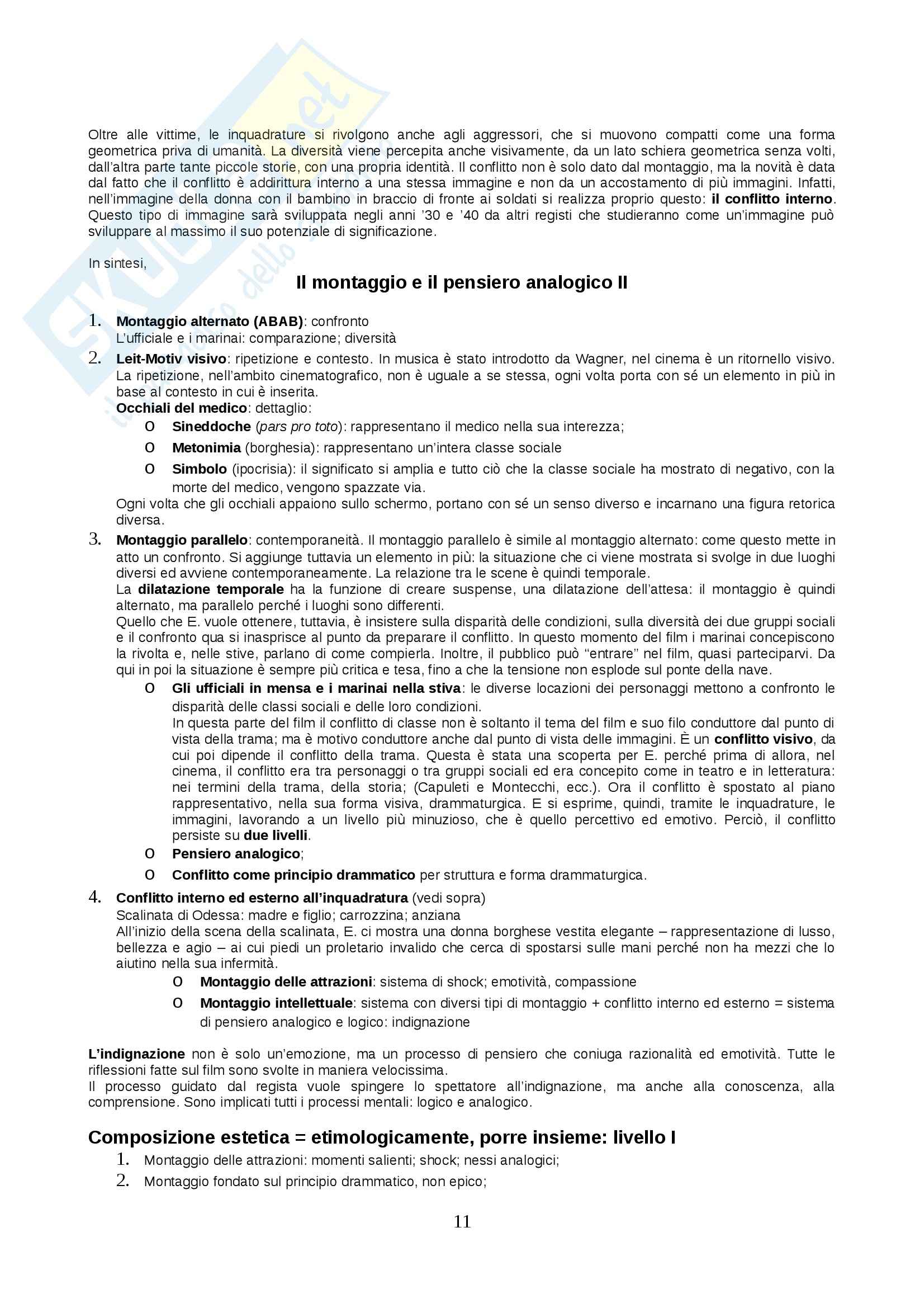 Lezioni, Storia ed estetica del cinema Pag. 11