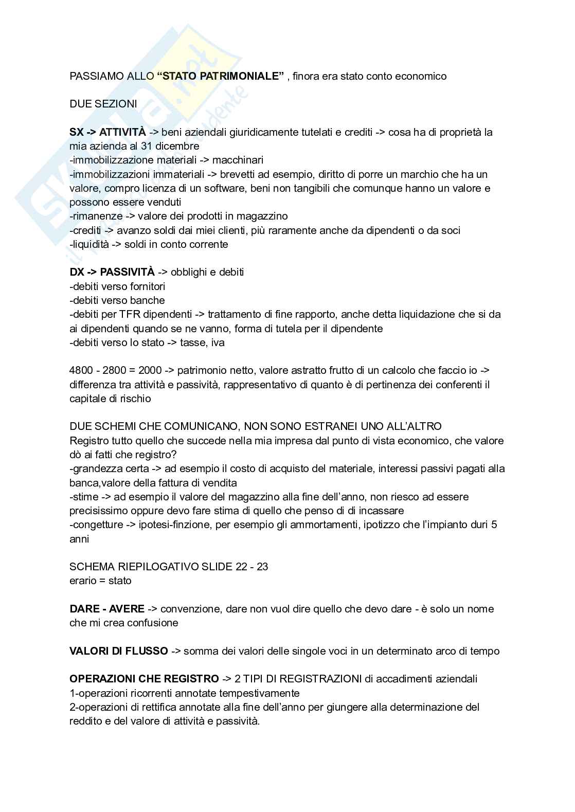 Riassunto esame Economia aziendale, Prof. Cecolin Alberto, libro consigliato Corso di economia aziendale, Airoldi, Brunetti, Coda Pag. 31
