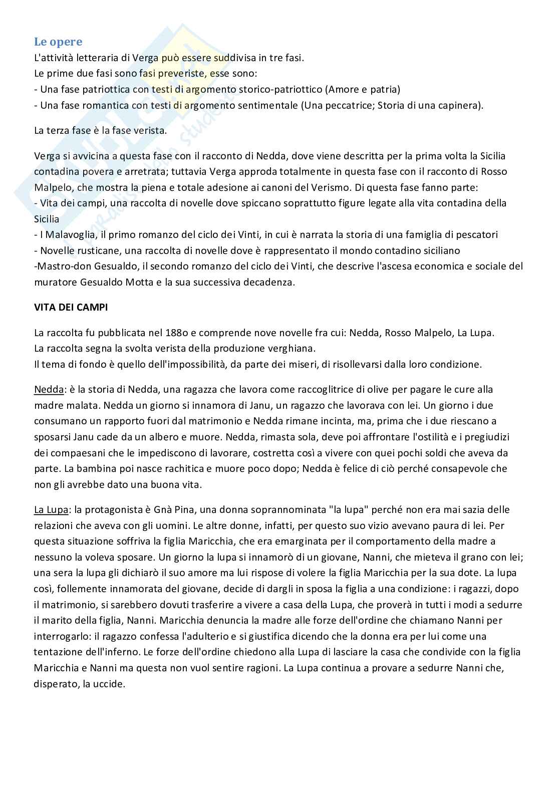 Appunti Letteratura italiana Pag. 2