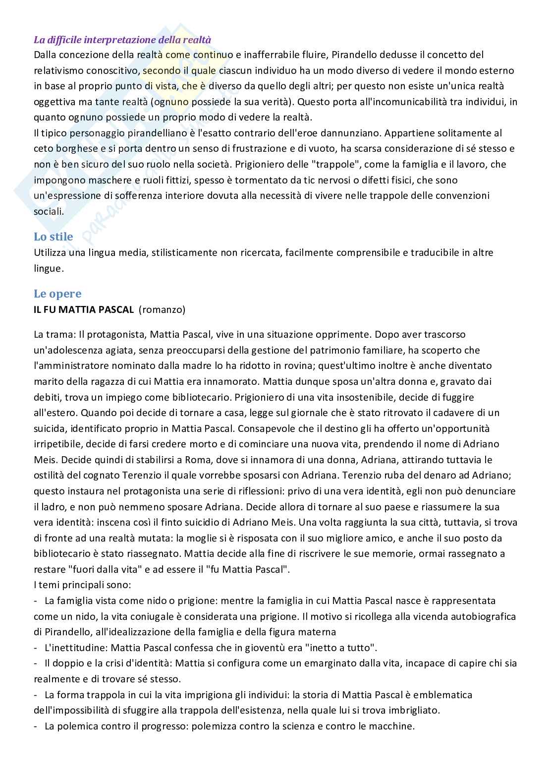 Appunti Letteratura italiana Pag. 6