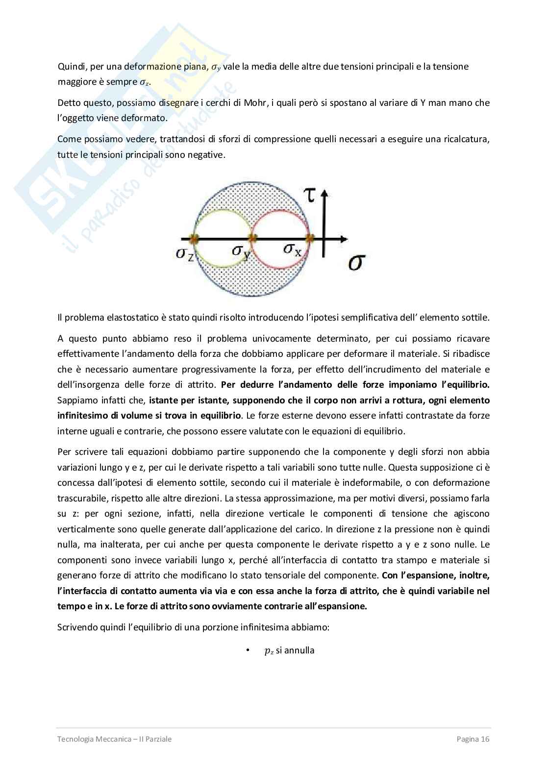 Secondo parziale Tecnologia meccanica Pag. 16