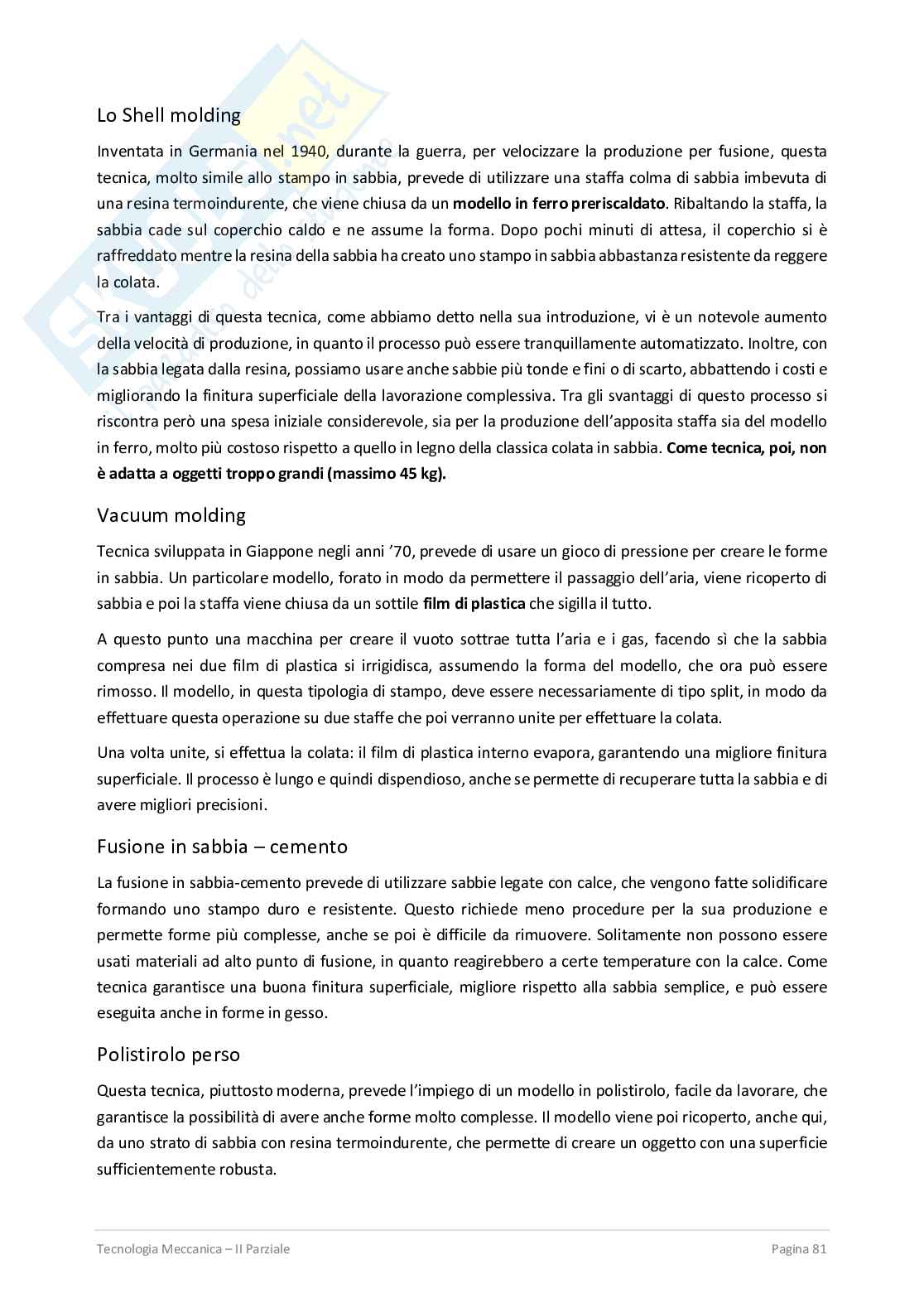 Secondo parziale Tecnologia meccanica Pag. 81