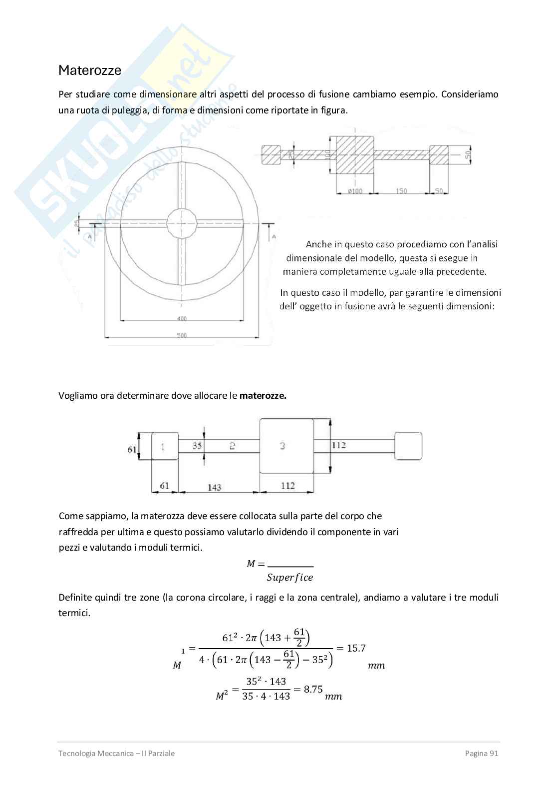 Secondo parziale Tecnologia meccanica Pag. 91