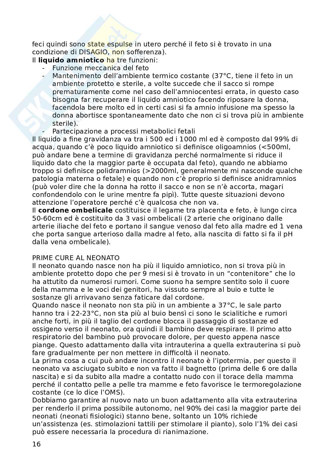 Infermieristica ginecologia  Pag. 16